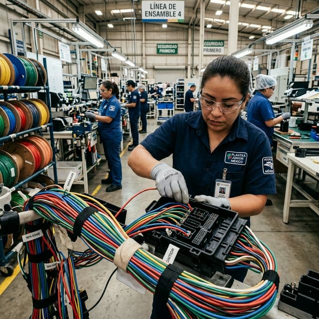 México: Segundo mayor productor de arneses eléctricos a nivel mundial