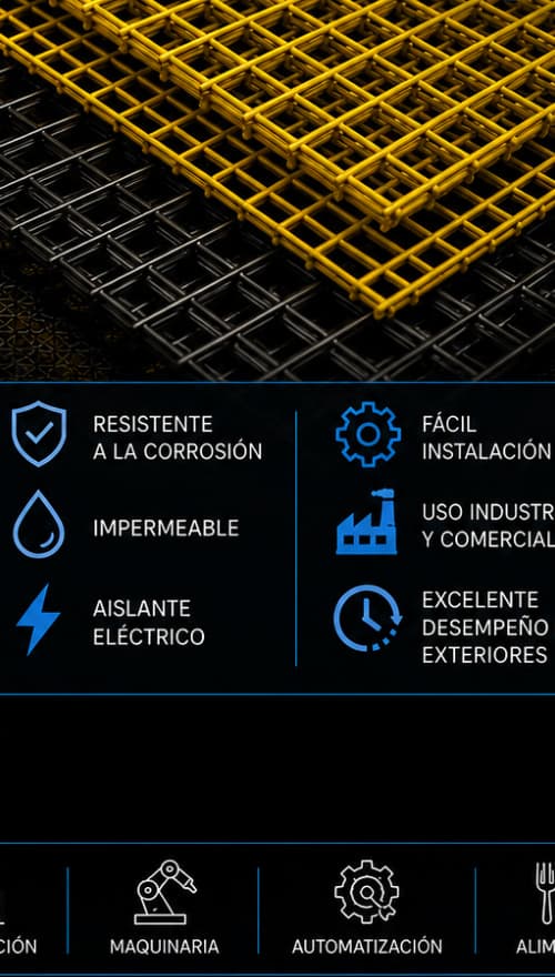 Malla electrosoldada con PVC