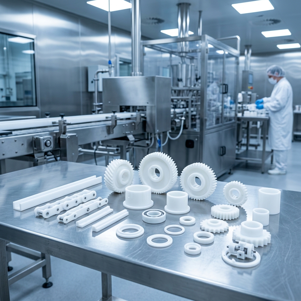 Plásticos Grado Alimenticio FDA para Industria Farmacéutica y Alimentaria